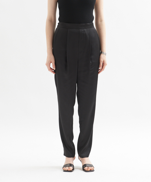 Rouge vif（ルージュヴィフ）の「サテンイージーパンツ（その他パンツ・レディース・ブラック/ピンク/グリーン・36/38）」の4枚目の写真