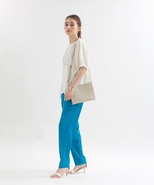 Rouge vif（ルージュヴィフ）の「サテンイージーパンツ（その他パンツ・レディース・ブラック/ピンク/グリーン・36/38）」の21枚目の写真