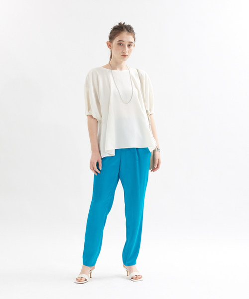 Rouge vif（ルージュヴィフ）の「サテンイージーパンツ（その他パンツ・レディース・ブラック/ピンク/グリーン・36/38）」の7枚目の写真