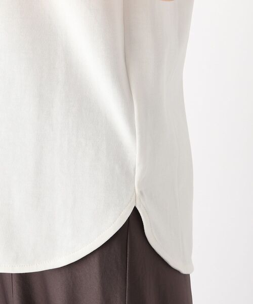 OPAQUE.CLIP(オペークドットクリップ)の「◆スペシャルコットン タックフレンチスリーブカットソー【WEB限定サイズ】(Tシャツ/カットソー・レディース・ライトブルー/サンドベージュ/ピンク系/ホワイト系/ブラック・40/34/38/42/36)」の14枚目の写真