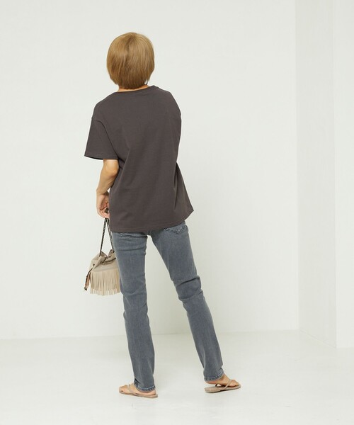 FREAK'S STORE（フリークスストア）の「LeSAR ロゴTシャツ/レサーロゴTシャツ（Tシャツ/カットソー・レディース・チャコールグレー/オフホワイト/ブルーグリーン・ﾌﾘ-）」の20枚目の写真