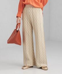 green label relaxing | ジャカード プリーツ ニット パンツ(その他パンツ)