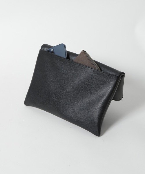 UNION STATION（ユニオンステーション）の「【2WAY仕様】クラッチショルダーバッグ（クラッチバッグ・メンズ・ブラック/ブラウン/グレー・FREE）」の10枚目の写真