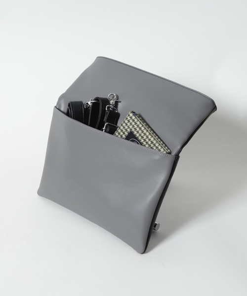 UNION STATION（ユニオンステーション）の「【2WAY仕様】クラッチショルダーバッグ（クラッチバッグ・メンズ・ブラック/ブラウン/グレー・FREE）」の16枚目の写真