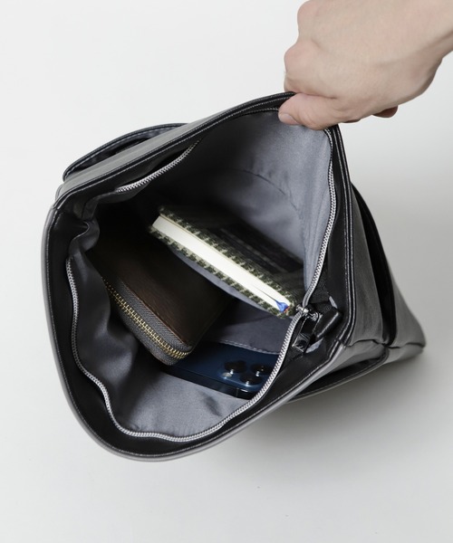 UNION STATION（ユニオンステーション）の「【2WAY仕様】クラッチショルダーバッグ（クラッチバッグ・メンズ・ブラック/ブラウン/グレー・FREE）」の13枚目の写真