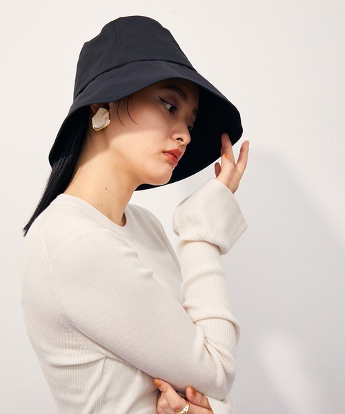 La Maison de Lyllis（メゾンドリリス）の「【La Maison de Lyllis】PAPERHAT（ハット・レディース・ブラック/ベージュ/ホワイト・FREE）」の3枚目の写真