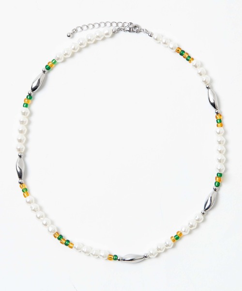 WEGO（ウィゴー）の「WEGO/ビーズパールネックレス（ネックレス・メンズ・その他1/その他2・FREE）」の4枚目の写真