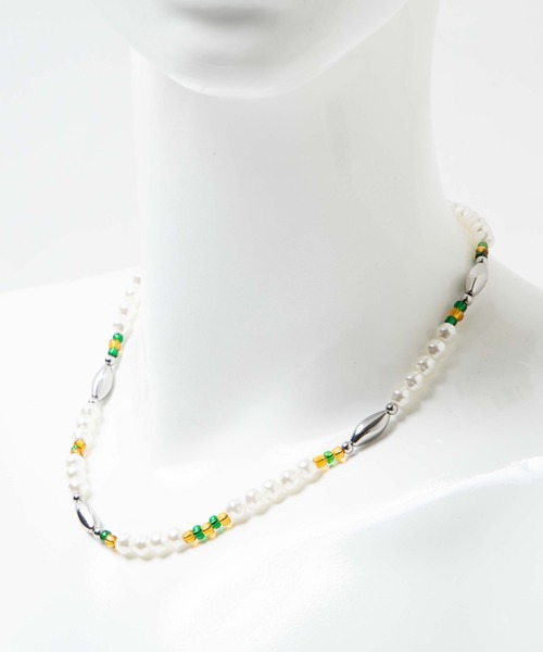 WEGO（ウィゴー）の「WEGO/ビーズパールネックレス（ネックレス・メンズ・その他1/その他2・FREE）」の8枚目の写真