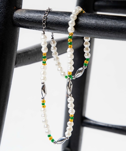 WEGO（ウィゴー）の「WEGO/ビーズパールネックレス（ネックレス・メンズ・その他1/その他2・FREE）」の10枚目の写真