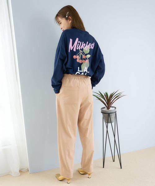 MILKFED.（ミルクフェド）の「SOLID PANTS（その他パンツ・レディース・ブラック/ベージュ/オリーブ・S/M）」の20枚目の写真