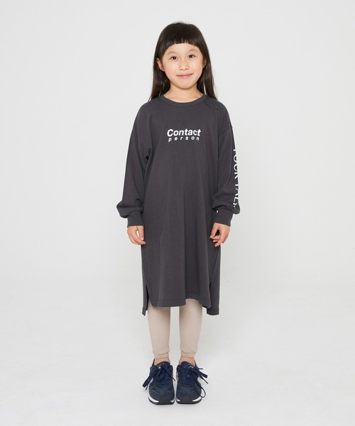 GENERATOR（ジェネレーター）の「GENERATOR　Contact ワンピース（ワンピース・キッズ・ベージュ系その他/チャコールグレー/アッシュグレー/ブラック・L/XL/M/S）」の2枚目の写真