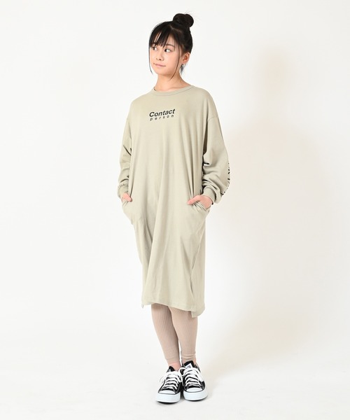 GENERATOR（ジェネレーター）の「GENERATOR　Contact ワンピース（ワンピース・キッズ・ベージュ系その他/チャコールグレー/アッシュグレー/ブラック・L/XL/M/S）」の11枚目の写真