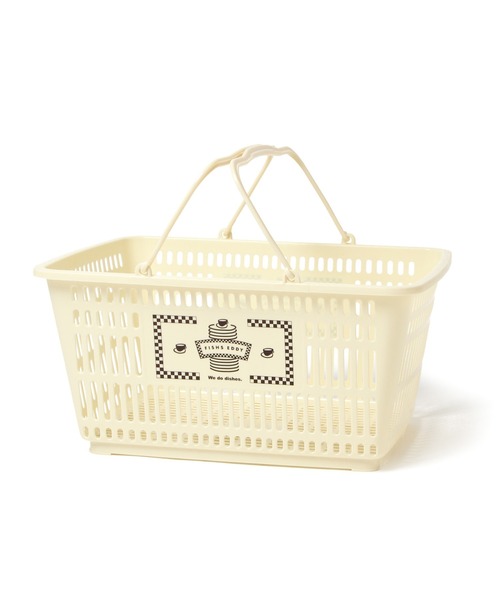 niko and...（ニコアンド）の「[Fishs Eddy(フィッシュエディ)]ロゴレジカゴ/幅49.5cm（インテリア雑貨・レディース・オフホワイト・FREE）」の4枚目の写真