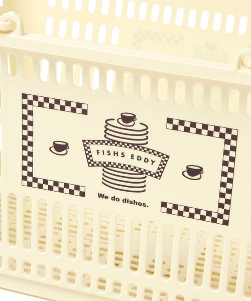 niko and...（ニコアンド）の「[Fishs Eddy(フィッシュエディ)]ロゴレジカゴ/幅49.5cm（インテリア雑貨・レディース・オフホワイト・FREE）」の17枚目の写真