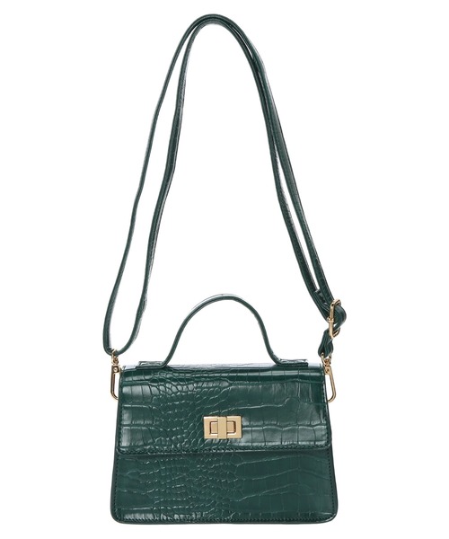 earth music&ecology(アースミュージックアンドエコロジー)の「フラップミニショルダーバッグ *(ショルダーバッグ・レディース・ボルドー/アイボリー/グリーン/ブラック・FREE)」の15枚目の写真