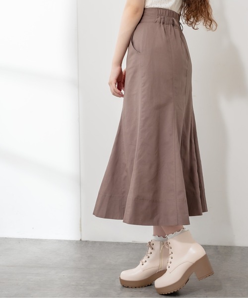 OLIVE des OLIVE（オリーブデオリーブ）の「タンク底レースアップショートブーツ（ブーツ・レディース・ブラック/オフホワイト/ベージュ/ダークブラウン・SMALL/LARGE/MEDIUM/X-LARGE）」の13枚目の写真