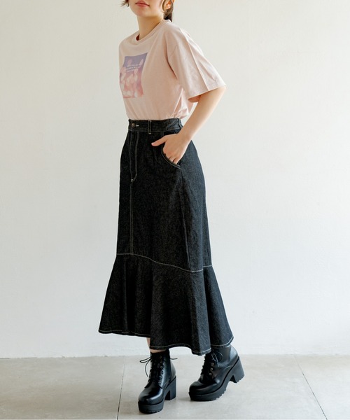 OLIVE des OLIVE（オリーブデオリーブ）の「タンク底レースアップショートブーツ（ブーツ・レディース・ブラック/オフホワイト/ベージュ/ダークブラウン・SMALL/LARGE/MEDIUM/X-LARGE）」の22枚目の写真