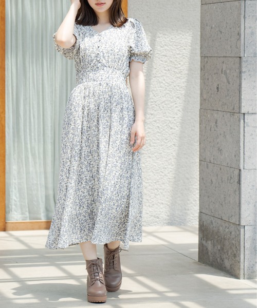 OLIVE des OLIVE（オリーブデオリーブ）の「タンク底レースアップショートブーツ（ブーツ・レディース・ブラック/オフホワイト/ベージュ/ダークブラウン・SMALL/LARGE/MEDIUM/X-LARGE）」の16枚目の写真