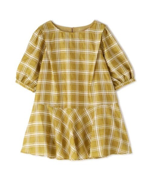 N.（N. Natural Beauty Basic）（エヌエヌナチュラルビューティーベーシック）の「チェックチュニックブラウス（シャツ/ブラウス・レディース・ホワイト系その他/イエロー系その他・MEDIUM）」の14枚目の写真