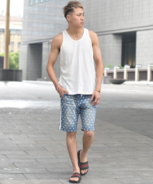 JOKER（ジョーカー）の「【JOKER】多色展開ワッフルタンクトップ メンズ（タンクトップ・メンズ・ブルー/レッド/ホワイト/ブラック/グリーン/パープル・M/L/XL）」の21枚目の写真