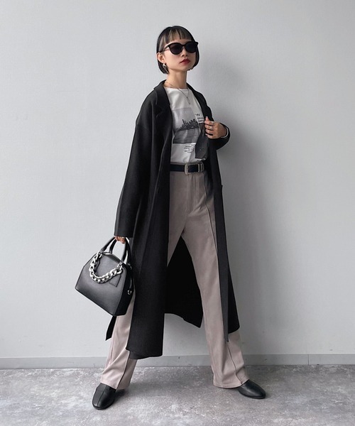 PAGEBOY(ページボーイ)の「クリアスエードフレアパンツ(その他パンツ・レディース・ブラック/ブルー系その他/グレイッシュベージュ・SMALL/MEDIUM)」の22枚目の写真