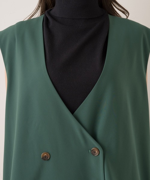 Lui's(ルイス)の「バックロングジレ(ベスト・レディース・ブラック/ダークブラウン/グリーン・FREE)」の17枚目の写真