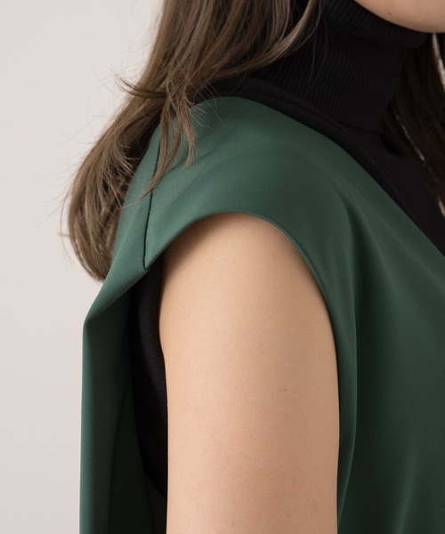 Lui's(ルイス)の「バックロングジレ(ベスト・レディース・ブラック/ダークブラウン/グリーン・FREE)」の20枚目の写真