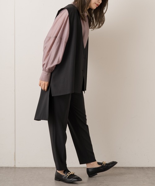 Lui's(ルイス)の「バックロングジレ(ベスト・レディース・ブラック/ダークブラウン/グリーン・FREE)」の22枚目の写真