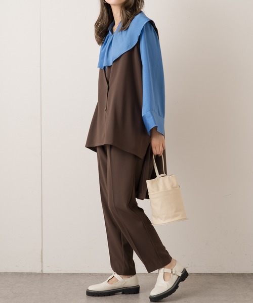 Lui's(ルイス)の「バックロングジレ(ベスト・レディース・ブラック/ダークブラウン/グリーン・FREE)」の19枚目の写真