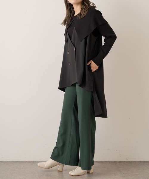 Lui's(ルイス)の「バックロングジレ(ベスト・レディース・ブラック/ダークブラウン/グリーン・FREE)」の6枚目の写真