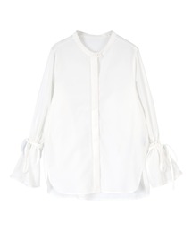 titivate | ｷｬﾝﾃﾞｨ-ｽﾘｰﾌﾞﾊﾞﾝﾄﾞｶﾗｰｼｬﾂﾌﾞﾗｳｽ(シャツ/ブラウス)