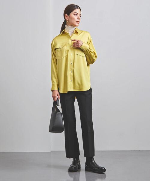 UNITED ARROWS（ユナイテッドアローズ）の「＜UNITED ARROWS＞W フレア パンツ G◆（その他パンツ・レディース・ブラック/ライトピンク/コバルトブルー・40/38/36/34）」の11枚目の写真