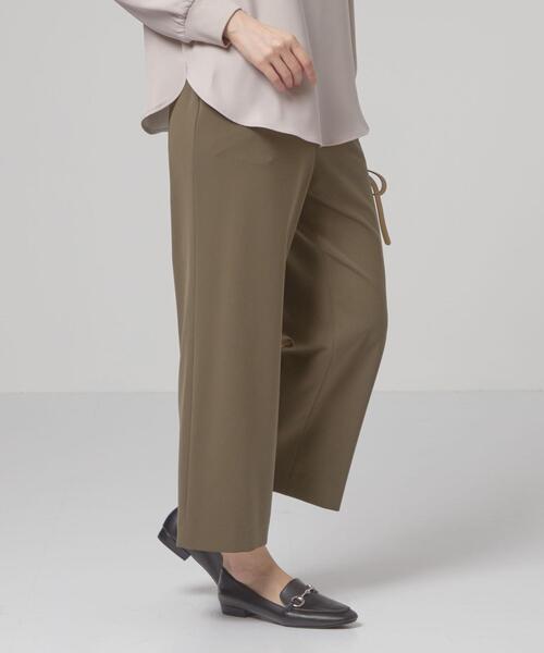 THE STATION STORE（ザ ステーション ストア）の「＜closet story（クローゼットストーリー）＞ドロスト イージーパンツ -ウォッシャブル-（その他パンツ・レディース・ネイビー/オリーブ/ピンク・FREE）」の4枚目の写真