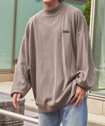 Mark Gonzales/マークゴンザレス 別注 オーバーサイズ ミラノリブ ダルマスリーブモックネックニット