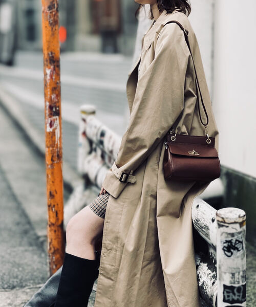 FREDY MAC（フレディーマック）の「【FREDYMAC/フレディマック】ユニセックス ステンカラーコート オーバーサイズ（ステンカラーコート・メンズ・ベージュ/ネイビー/カーキ・FREE）」の22枚目の写真