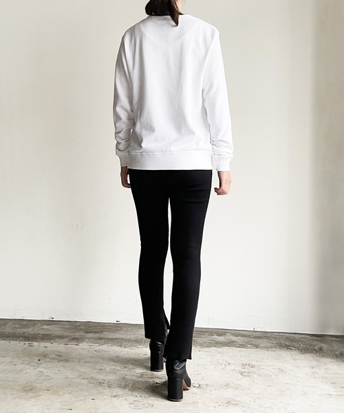 MICKEY MOUSE(ミッキーマウス)の「FD: キャラチョイ Disney MICKEY ディズニー ミッキースウェット(スウェット・レディース・ホワイト/ブラック/グレー・L/XL/M/S)」の7枚目の写真