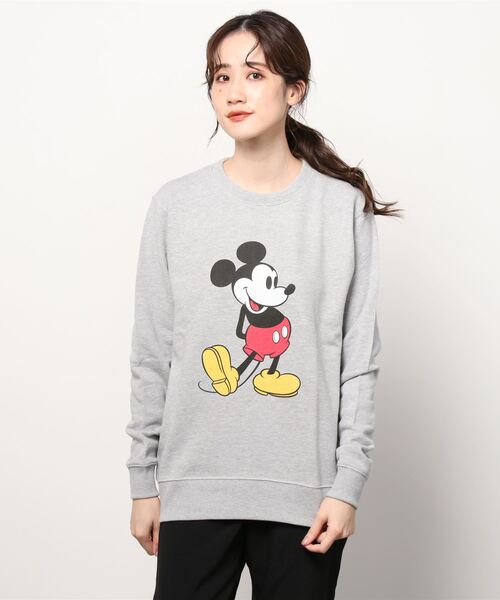 MICKEY MOUSE(ミッキーマウス)の「FD: キャラチョイ Disney MICKEY ディズニー ミッキースウェット(スウェット・レディース・ホワイト/ブラック/グレー・L/XL/M/S)」の13枚目の写真