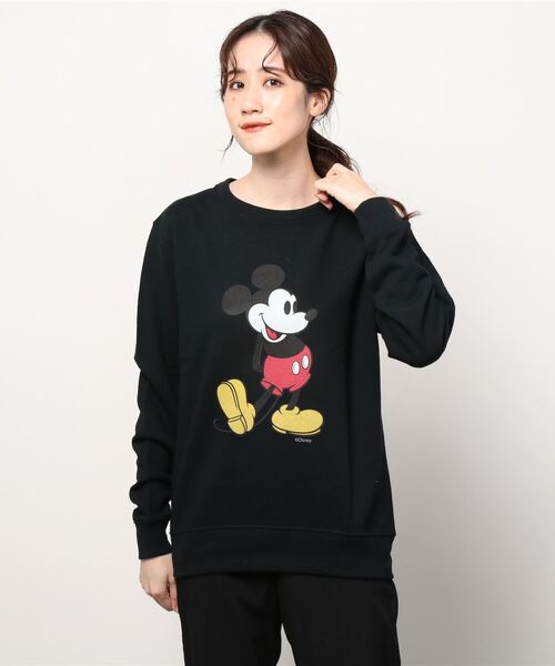 MICKEY MOUSE(ミッキーマウス)の「FD: キャラチョイ Disney MICKEY ディズニー ミッキースウェット(スウェット・レディース・ホワイト/ブラック/グレー・L/XL/M/S)」の17枚目の写真