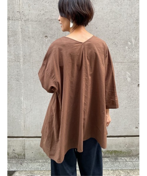 BEARDSLEY（ビアズリー）の「ハンドスモック刺繍ブラウス（シャツ/ブラウス・レディース・ブラウン/ブラック・FREE）」の18枚目の写真