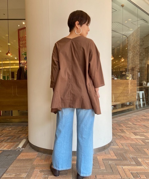 BEARDSLEY（ビアズリー）の「ハンドスモック刺繍ブラウス（シャツ/ブラウス・レディース・ブラウン/ブラック・FREE）」の17枚目の写真