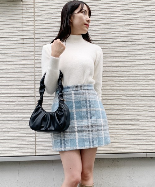 【関税込み】Loulou de Saison グレー Mahaz ミニスカート 241473F090000_1.jpg