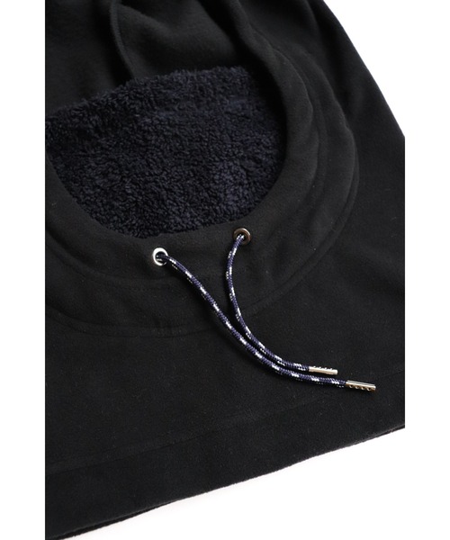 AlexanderLeeChang(アレキサンダーリーチャン)の「AlexanderLeeChang/アレキサンダーリーチャン YOSHI47 HOOD WARMER ネックウォーマー(ネックウォーマー/スヌード・メンズ・ブラック/オレンジ/チャコール・ONE SIZE)」の4枚目の写真