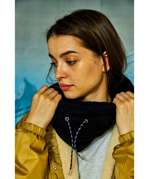 AlexanderLeeChang(アレキサンダーリーチャン)の「AlexanderLeeChang/アレキサンダーリーチャン YOSHI47 HOOD WARMER ネックウォーマー(ネックウォーマー/スヌード・メンズ・ブラック/オレンジ/チャコール・ONE SIZE)」の18枚目の写真