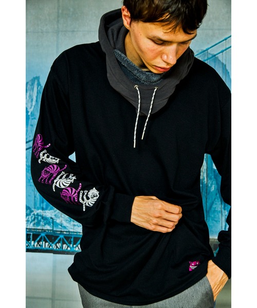 AlexanderLeeChang(アレキサンダーリーチャン)の「AlexanderLeeChang/アレキサンダーリーチャン YOSHI47 HOOD WARMER ネックウォーマー(ネックウォーマー/スヌード・メンズ・ブラック/オレンジ/チャコール・ONE SIZE)」の8枚目の写真