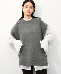 【ZOZO限定】2WAYデタッチャブル片畦プルオーバー