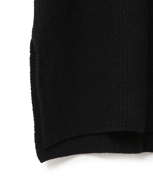 ADAM ET ROPE'(アダムエロペ)の「【ZOZO限定】2WAYデタッチャブル片畦プルオーバー(ニット/セーター・レディース・ブラック/グレー/オフホワイト・FREE)」の11枚目の写真