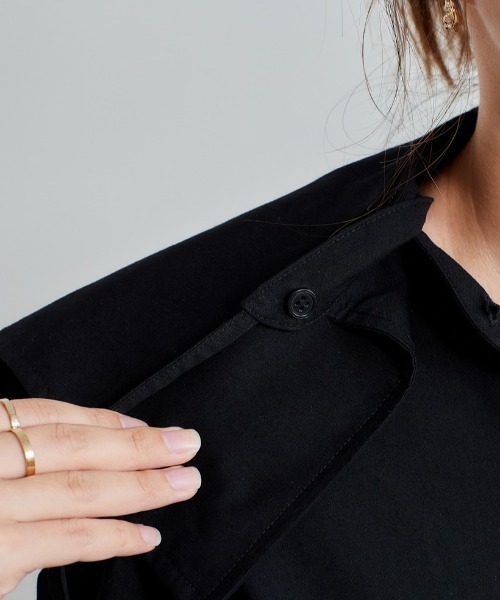 cepo(セポ)の「付け襟セーラーカラーブラウス(シャツ/ブラウス・レディース・ブラック/ベージュ/グリーン/オフホワイト・M)」の22枚目の写真