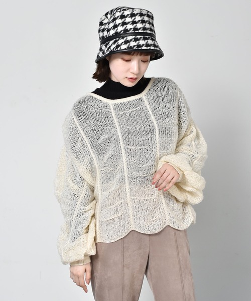 セール シャーリングニット ニット セーター Retro Girl レトロガール のファッション通販 Zozotown