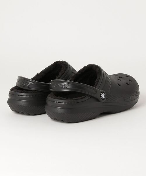 crocs(クロックス)の「CROCS/クロックス Classic Lined Clog クラシック ラインド クロッグ もこもこ 暖かい 203591-060(サンダル・メンズ・ブラック×ブラック・27.0cm/26.0cm/28.0cm)」の2枚目の写真