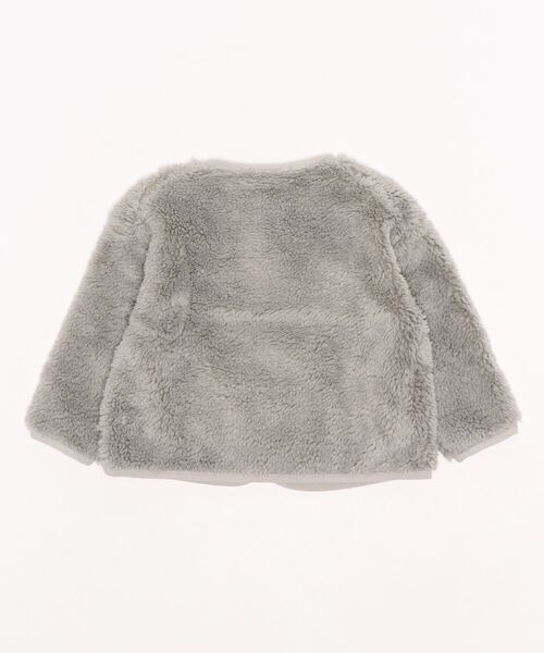 quoti use fith（クゥオティ　ユース　フィス）の「ボア 長袖 ブルゾン（ブルゾン・キッズ・ベージュ/グリーン・90/100/110/120/80/130）」の11枚目の写真